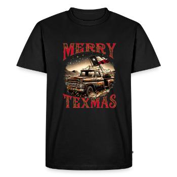 Merry Texmas – Camionnette - T-shirt Premium bio Homme - noir - Devant - Nico (187cm)