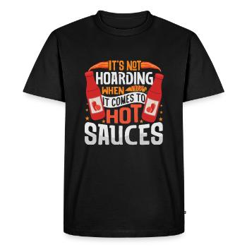 Tenue d’amant de poivre de nourriture épicée pour épicé - T-shirt Premium bio Homme - noir - Devant - Nico (187cm)