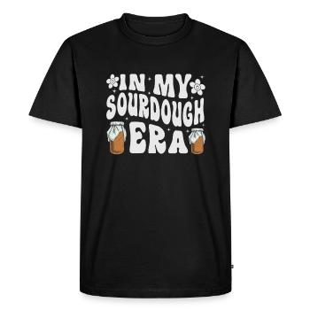 Des marchands de levain, des boulangers de levure passionnés par la pâtisserie - T-shirt Premium bio Homme - noir - Devant - Nico (187cm)