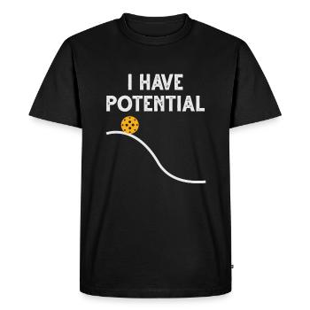 Pickleball player Pickleball trainer practice - Men's Premium Organic T-Shirt - black - Front - Nico (187cm)