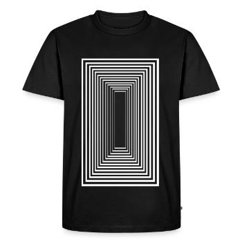 Tunnel Vision - T-shirt Premium bio Homme - noir - Devant - Nico (187cm)