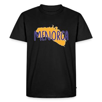 Minorque - T-shirt Premium bio Homme - noir - Devant - Nico (187cm)