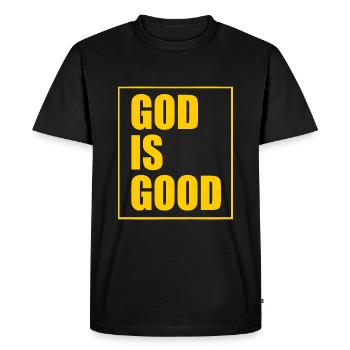 God is good - T-shirt Premium bio Homme - noir - Devant - Nico (187cm)