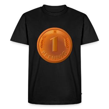 penny - T-shirt Premium bio Homme - noir - Devant - Nico (187cm)