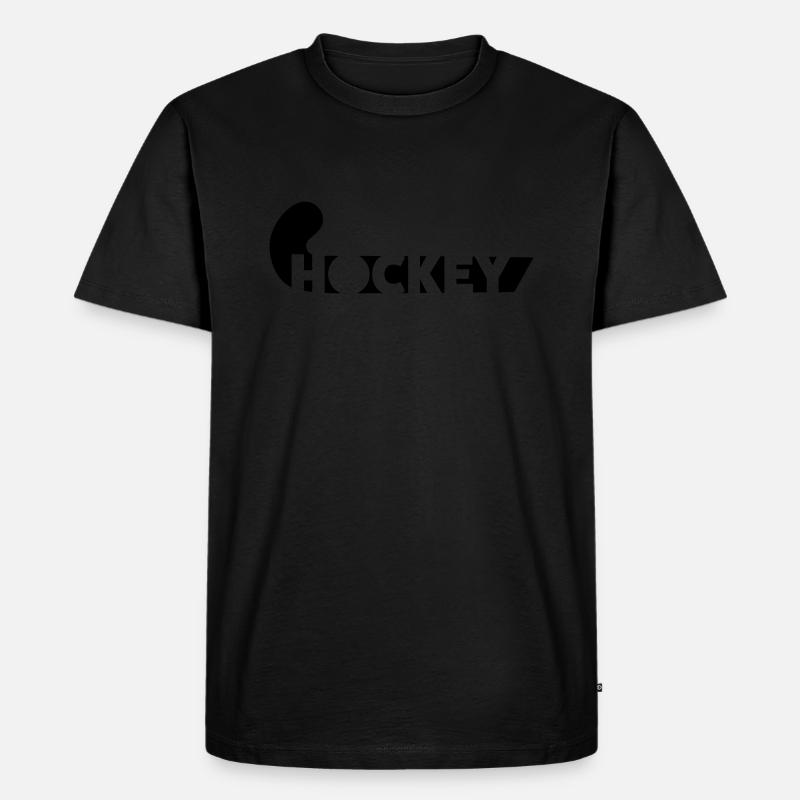 Hockeyschläger - Männer Premium Bio T-Shirt - undefined