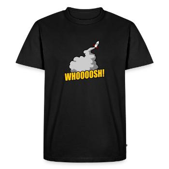 Rocket Space Space Mars Space Space Galaxy - Men's Premium Organic T-Shirt - black - Front - Nico (187cm)