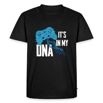 Gamer - C’est dans mon ADN - T-shirt Premium bio Homme - noir - Devant - Nico (187cm)