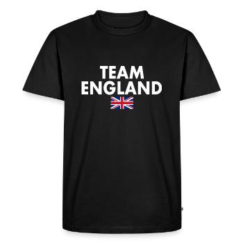 Team england - T-shirt Premium bio Homme - noir - Devant - Nico (187cm)