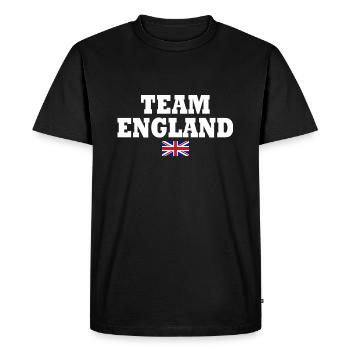 Team england - T-shirt Premium bio Homme - noir - Devant - Nico (187cm)