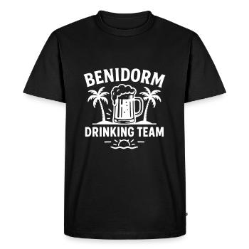 L’équipe de Benidorm - T-shirt Premium bio Homme - noir - Devant - Nico (187cm)
