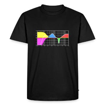 Parametrischer Equalizer - Tontechnik - Männer Premium Bio T-Shirt - Schwarz - Vorne - Nico (187cm)