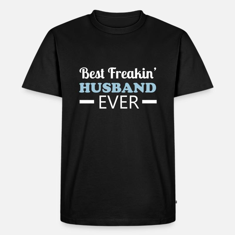 Husband - Männer Premium Bio T-Shirt - Schwarz