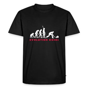 evolution_smash_guitar_01_b_2c - T-shirt Premium bio Homme - noir - Devant - Nico (187cm)