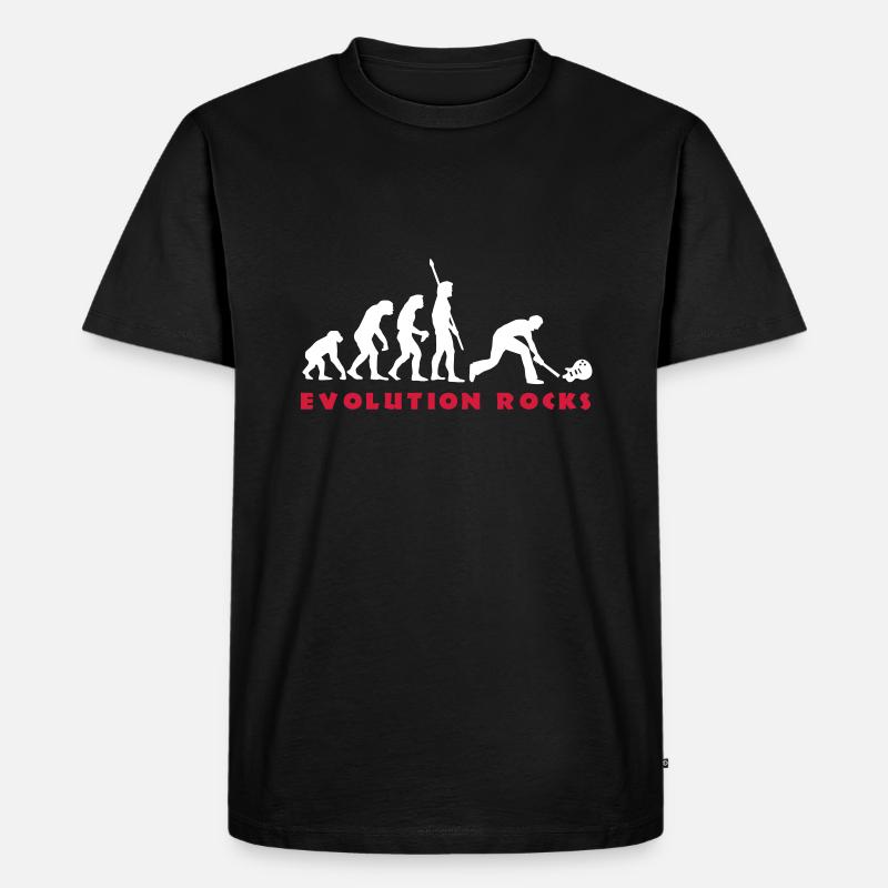 evolution_smash_guitar_01_b_2c - T-shirt Premium bio Homme - noir