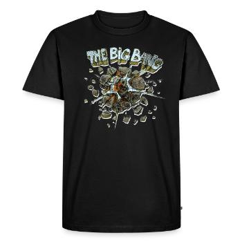 big bang - T-shirt Premium bio Homme - noir - Devant - Nico (187cm)