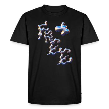 free metal design - Men's Premium Organic T-Shirt - black - Front - Nico (187cm)