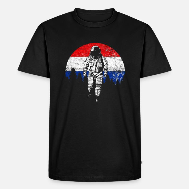 Niederlande - Männer Premium Bio T-Shirt - Schwarz