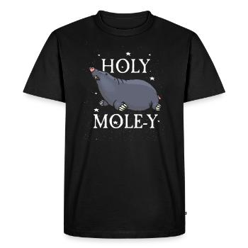 taupe vie aveugle animal godet cadeau - T-shirt Premium bio Homme - noir - Devant - Nico (187cm)