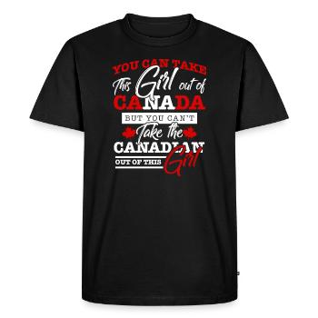 Canada - T-shirt Premium bio Homme - noir - Devant - Nico (187cm)