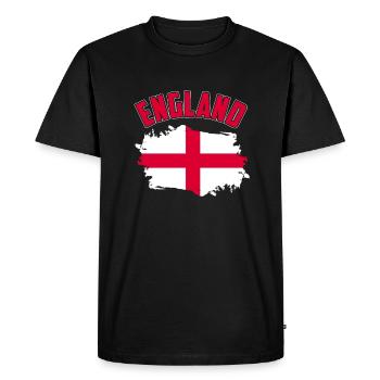 England - Men's Premium Organic T-Shirt - black - Front - Nico (187cm)