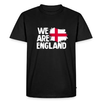 Nous sommes l'Angleterre - T-shirt Premium bio Homme - noir - Devant - Nico (187cm)