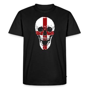 Angleterre - T-shirt Premium bio Homme - noir - Devant - Nico (187cm)
