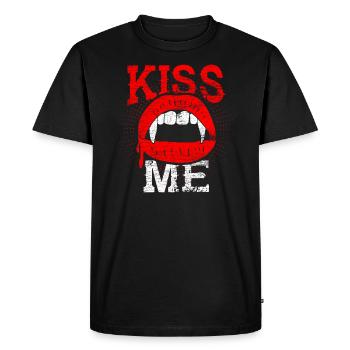 vampire - Men's Premium Organic T-Shirt - black - Front - Nico (187cm)