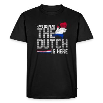 Netherlands - Men's Premium Organic T-Shirt - black - Front - Nico (187cm)