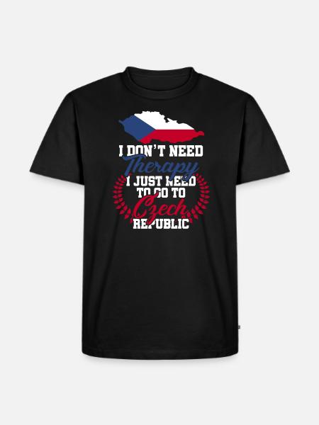 Czech Republic - Men's Premium Organic T-Shirt - black