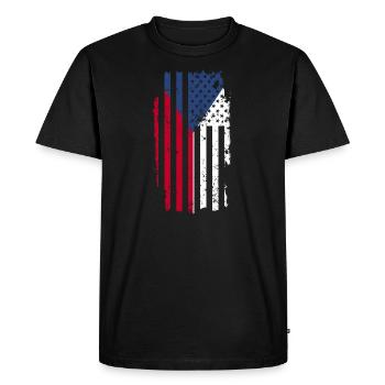 Czech Republic - Men's Premium Organic T-Shirt - black - Front - Nico (187cm)