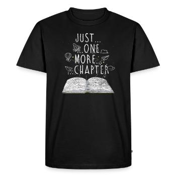 Read books book gift bookshelf - Men's Premium Organic T-Shirt - black - Front - Nico (187cm)