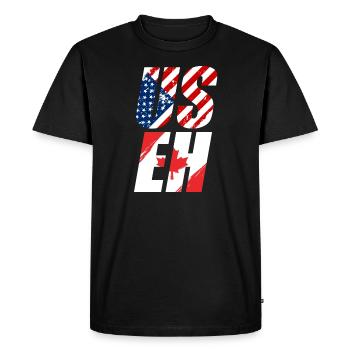United States - Men's Premium Organic T-Shirt - black - Front - Nico (187cm)
