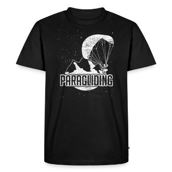 Parapente Parapente - T-shirt Premium bio Homme - noir - Devant - Nico (187cm)