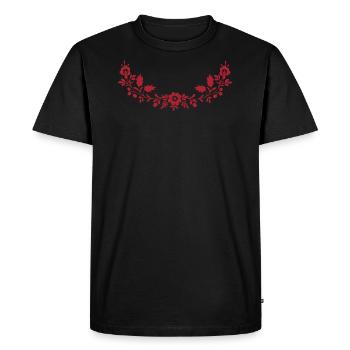 DELSBO - T-shirt Premium bio Homme - noir - Devant - Nico (187cm)