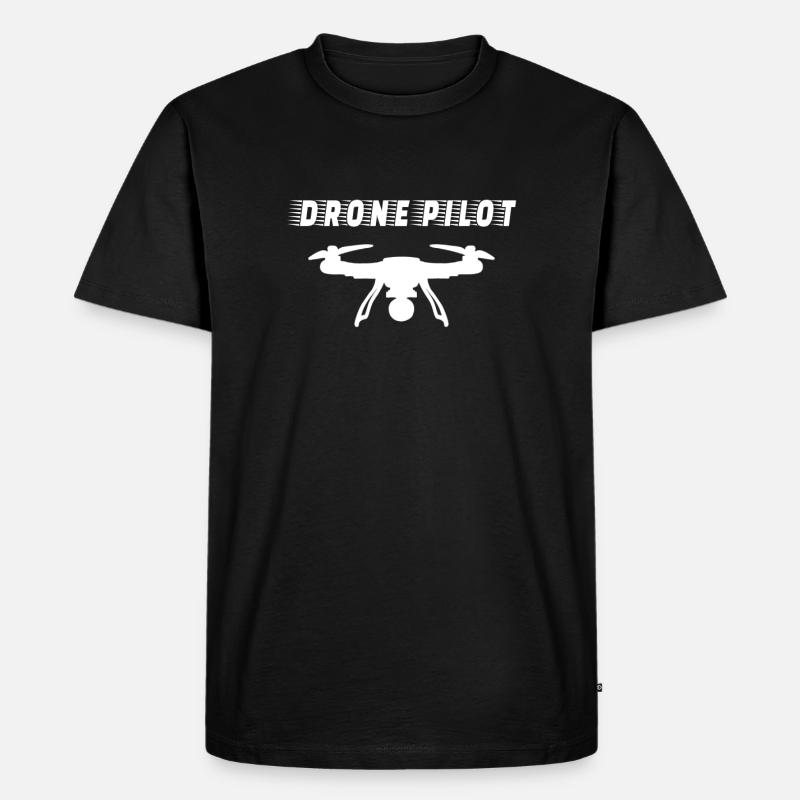 DRONE: Drone Pilot - Men's Premium Organic T-Shirt - black