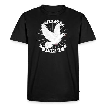 Pigeon Pigeon Racing Pigeon Racer Pigeon Keeper - T-shirt Premium bio Homme - noir - Devant - Nico (187cm)