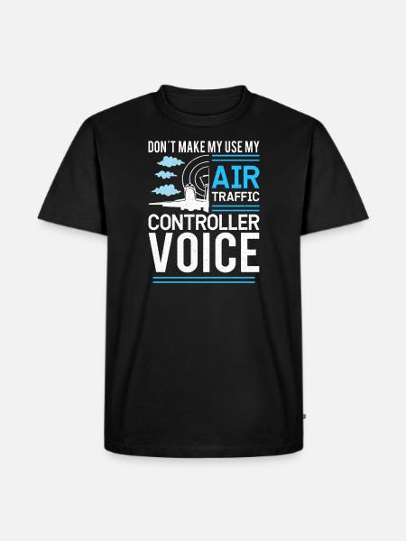 Air Traffic Controller Flight Service - Men's Premium Organic T-Shirt - black