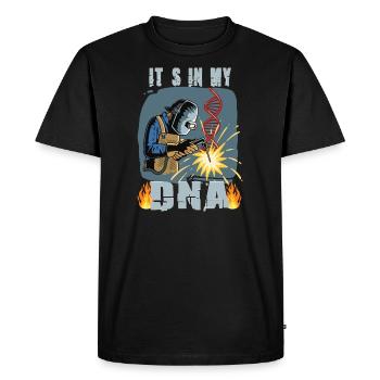 American Welder Welder Funny Funny Welding Gift - Men's Premium Organic T-Shirt - black - Front - Nico (187cm)