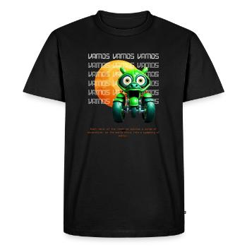 VAMOS - cool & cute at every twist of the throttle - Men's Premium Organic T-Shirt - black - Front - Nico (187cm)