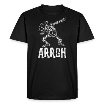 Halloween Pirate Dire Tenue Costume Arrgh - T-shirt Premium bio Homme - noir - Devant - Nico (187cm)