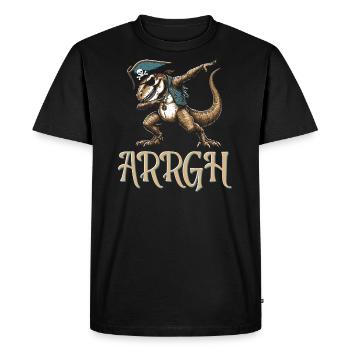 Halloween Pirate Dire Tenue Costume Arrgh - T-shirt Premium bio Homme - noir - Devant - Nico (187cm)