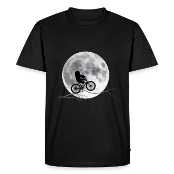 Chiller - Men's Premium Organic T-Shirt - black - Front - Nico (187cm)
