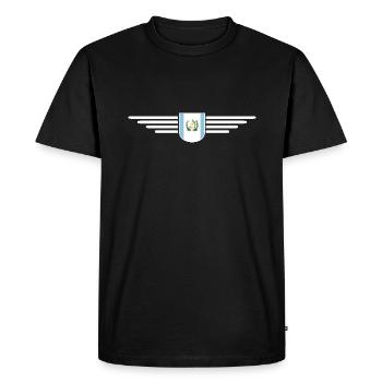 I Love Guatemala, Style Design T-Shirt - Men's Premium Organic T-Shirt - black - Front - Nico (187cm)