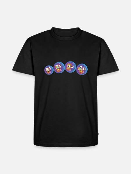 disco family, family, discokugel, disco - Männer Premium Bio T-Shirt - Schwarz