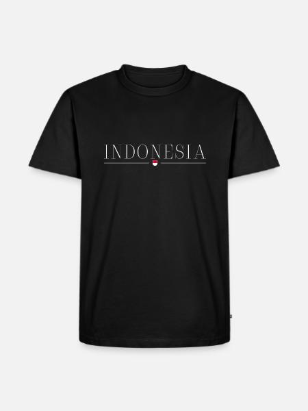 I love Indonesia - Men's Premium Organic T-Shirt - black