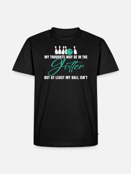 Bowling Bowls Gift - Men's Premium Organic T-Shirt - black