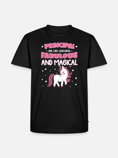 Lehrer Schulleiter Geschenk - Männer Premium Bio T-Shirt - Schwarz