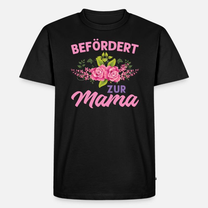 Mutter Mama Tochter Geschenk - Männer Premium Bio T-Shirt - Schwarz