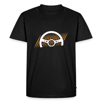 Instructeur de conduite - T-shirt Premium bio Homme - noir - Devant - Nico (187cm)