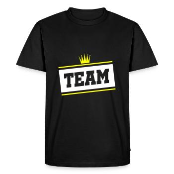 team krone - T-shirt Premium bio Homme - noir - Devant - Nico (187cm)